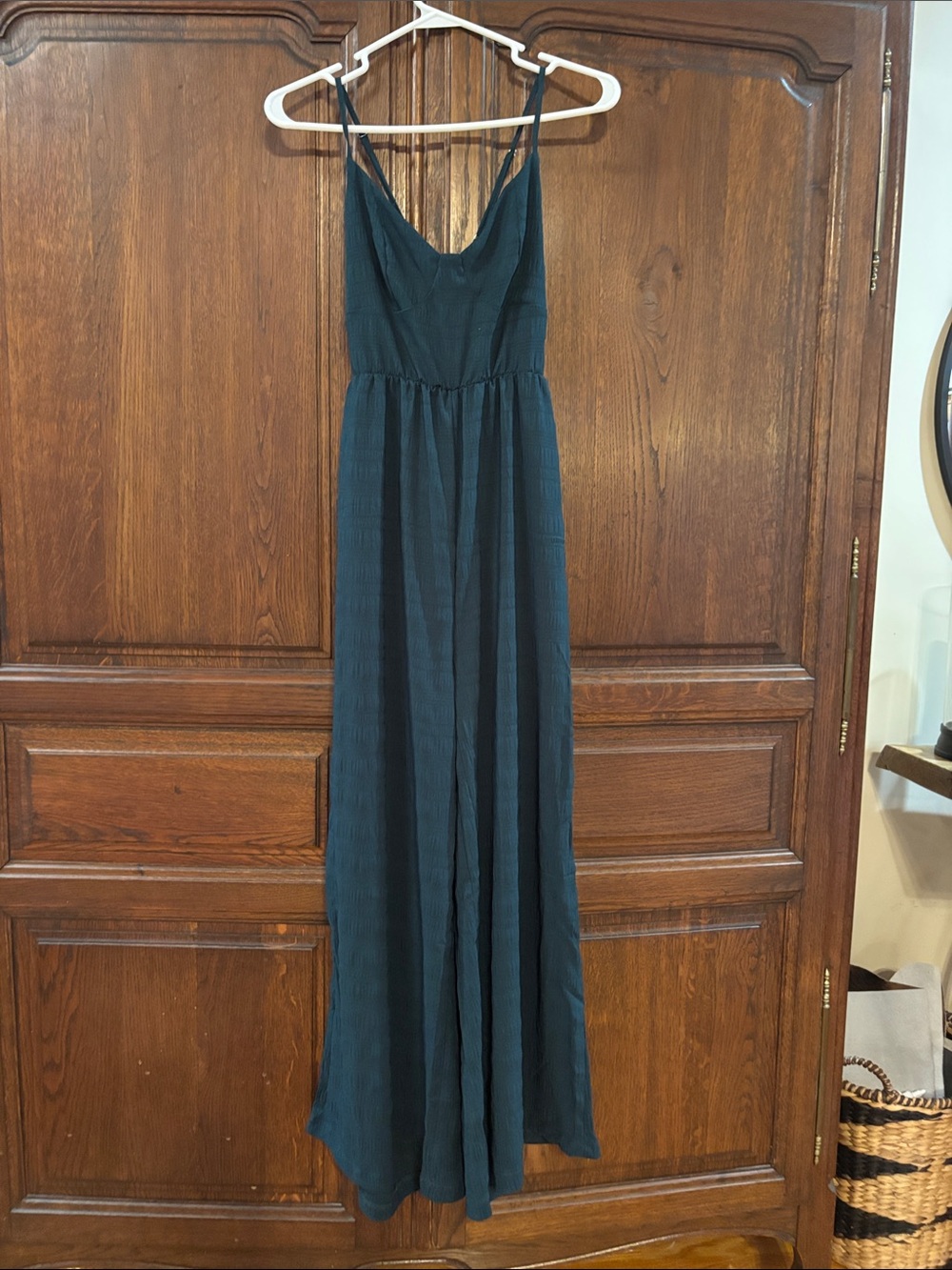 Women's Deep Teal Spaghetti Strap jumpsuit
